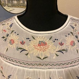 COPY - Lucky brand white cotton blouse size L.